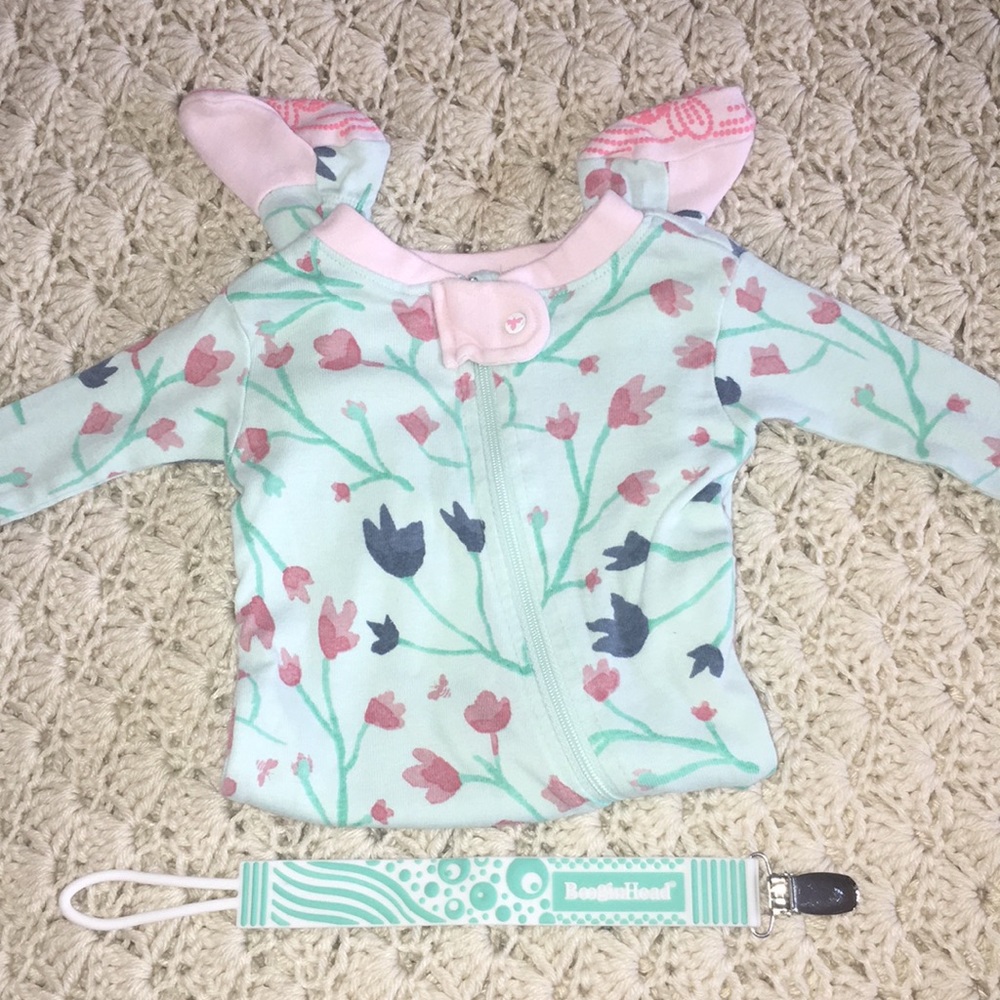 0-3 MOs Burt’ Bees Baby Sleeping PJ